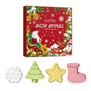 SADOER CHRISTMAS BATH BOMBS