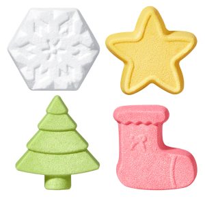 SADOER Christmas pentagram bath bombs