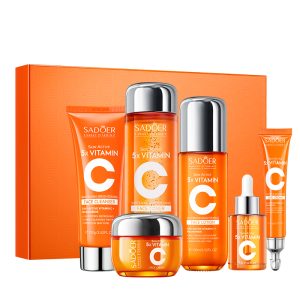 SADOER Five-Layer Vitamin C Whitening and Brightening Skin Care Gift Box