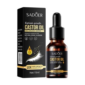 SADOER Eyelash Growth Castor Oil 15ml
