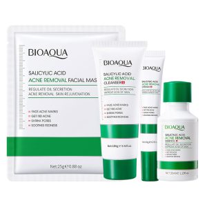BIOAOUA Salicylic Acid Acne Collection Skincare Set