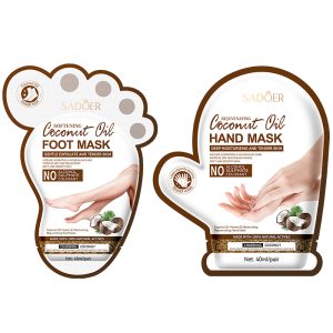 SADOER Coconut Oil Vitamin E Moisturizing Hand Mask/Foot Mask 40ml/pair