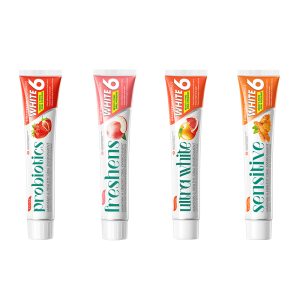 SADOER White Peach Fresh Bright White Toothpaste