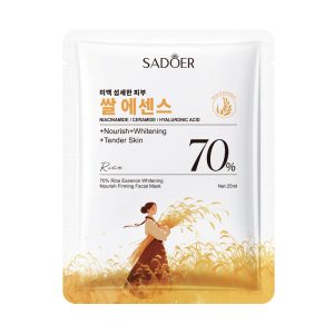 SADOER 70% Rice Essence Brightening Nourishing Firming Facial Mask